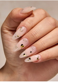 Gold Hearts & Twinkles Studio Nail Decals